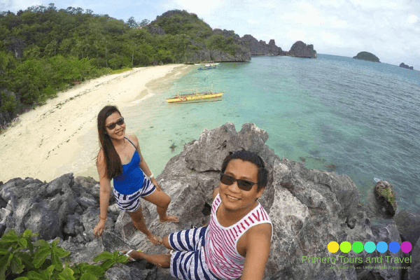 Caramoan Tour package - Primero Tours and Travel - Group shots - Group PhotosDarisse and Jan