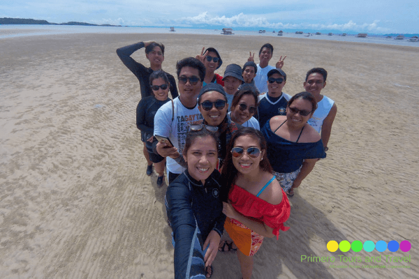 Caramoan Tour package - Primero Tours and Travel - Group shots - Group Photos Love joys group